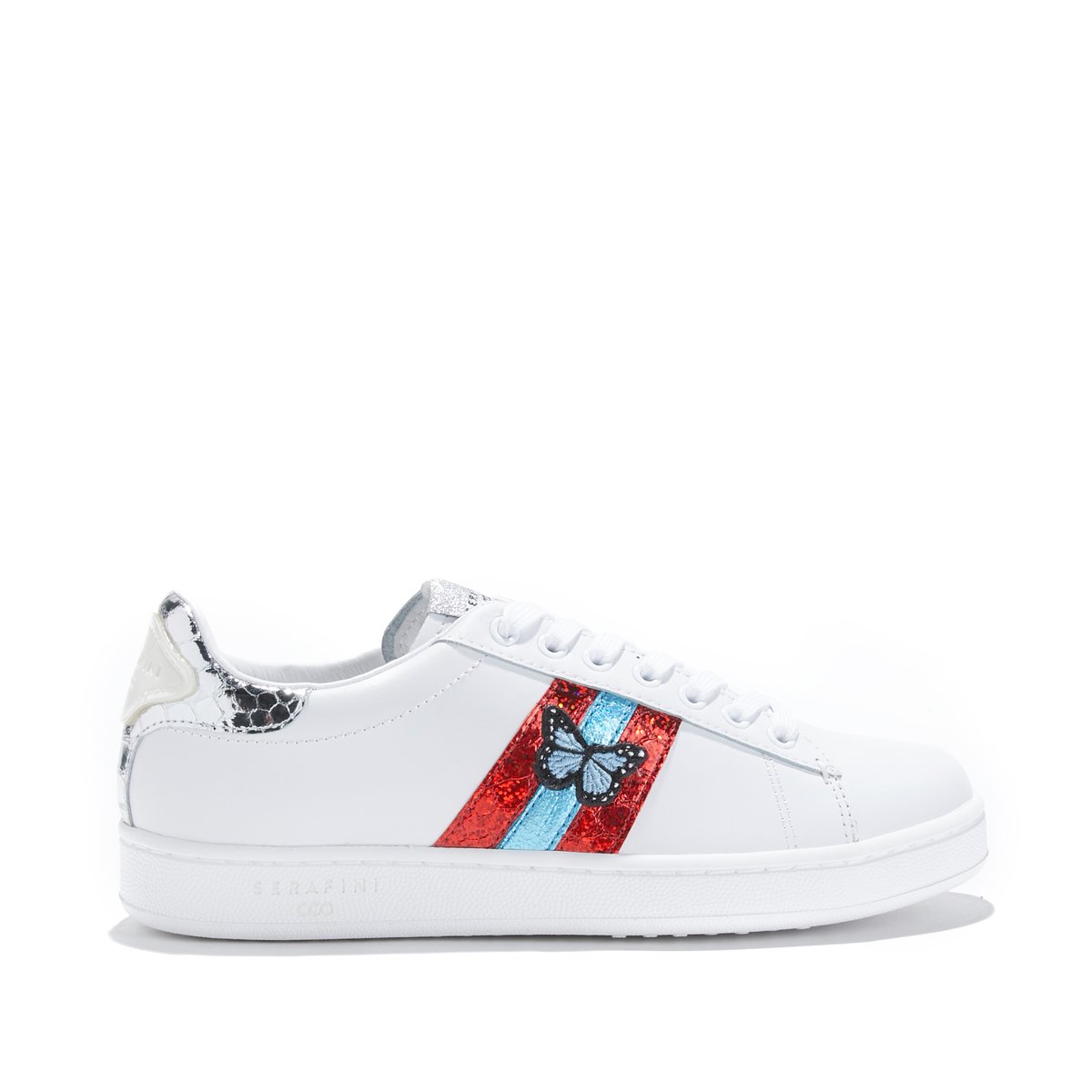 

Кеды J. CONNORS - WHITE, BLUE & BUTTERFLY