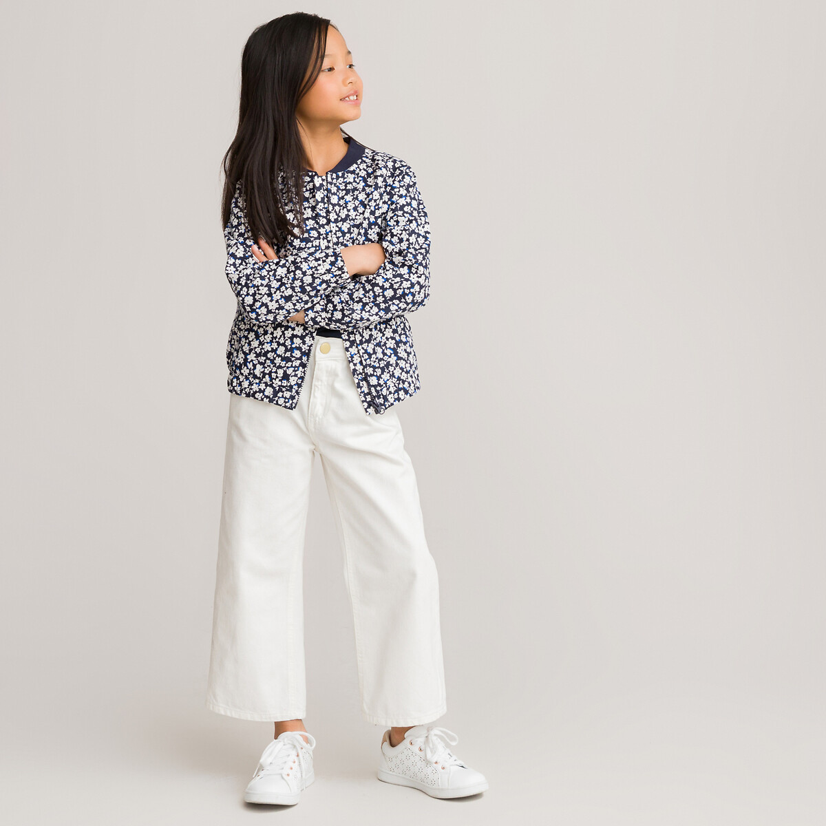 

Куртка LA REDOUTE COLLECTIONS, Синий, С цветочным принтом Teddy для детей 3-12 лет 5 лет - 108 см синий