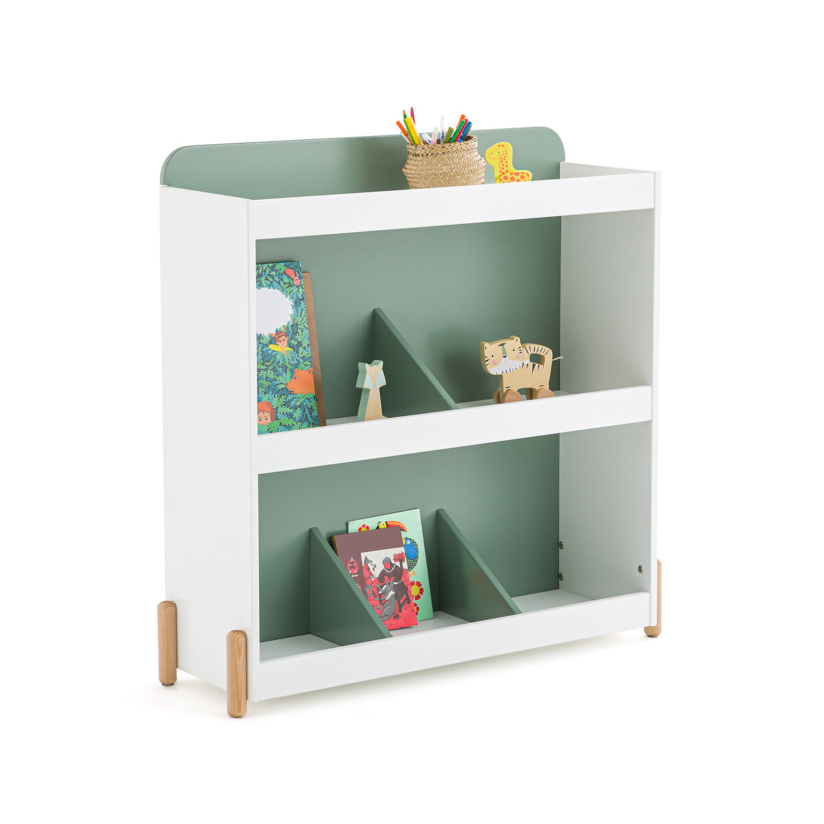 Шкаф Книжный детский Montessori единый размер белый