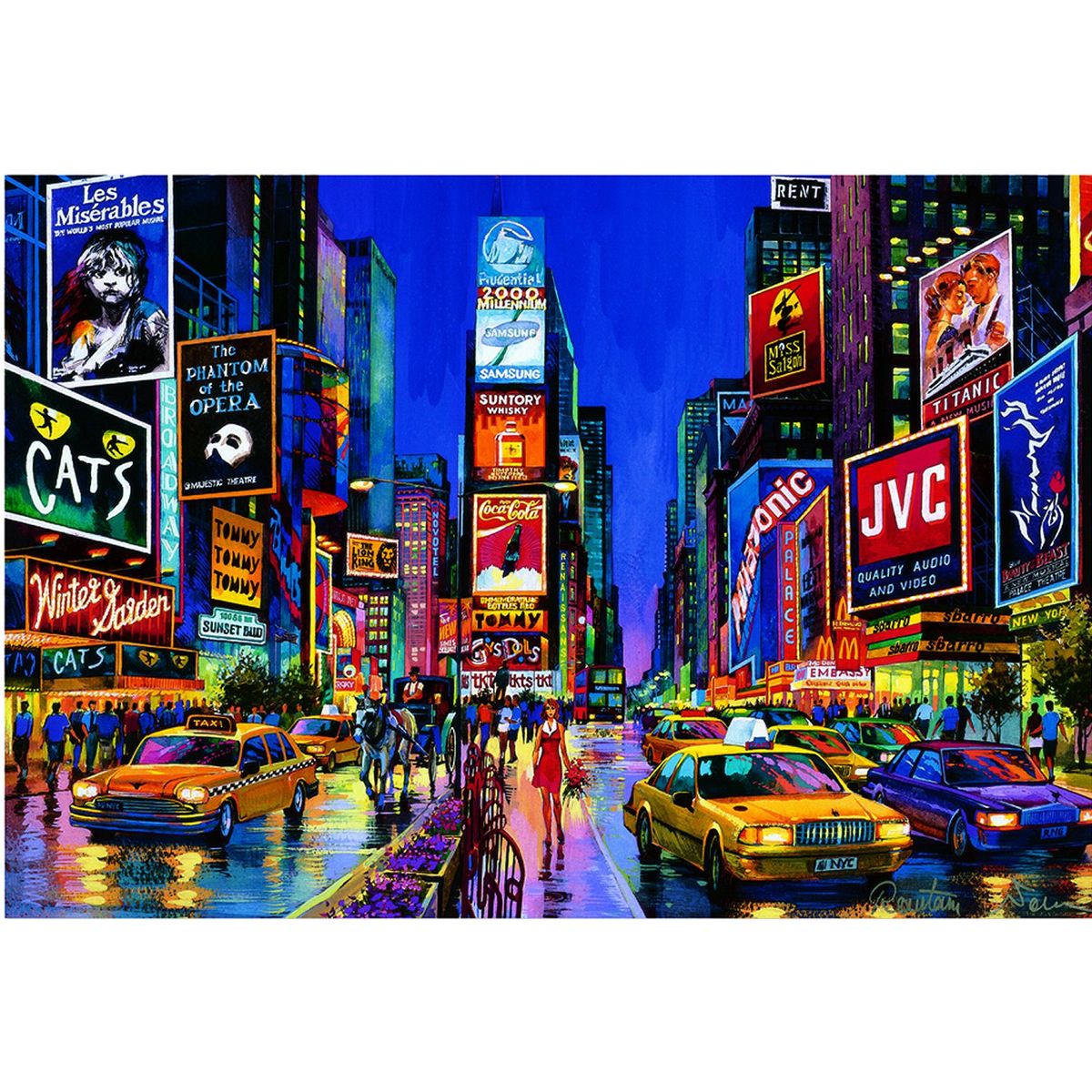 Puzzle 1000 pièces - Times Square