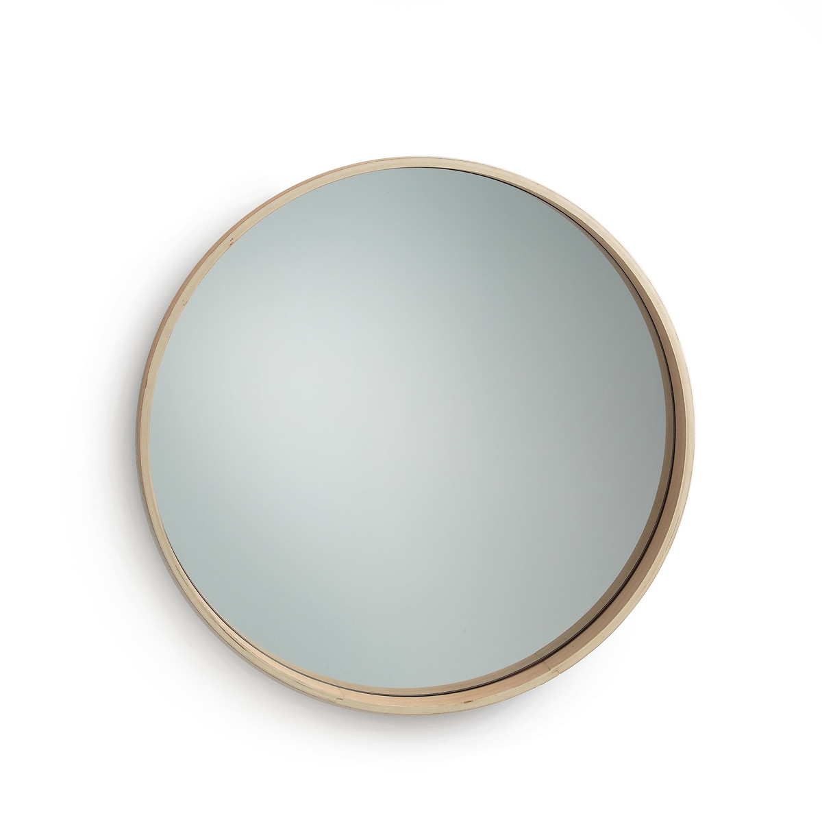 Зеркало круглое из дуба Alaria единый размер каштановый зеркало круглое 120 см alaria единый размер черный