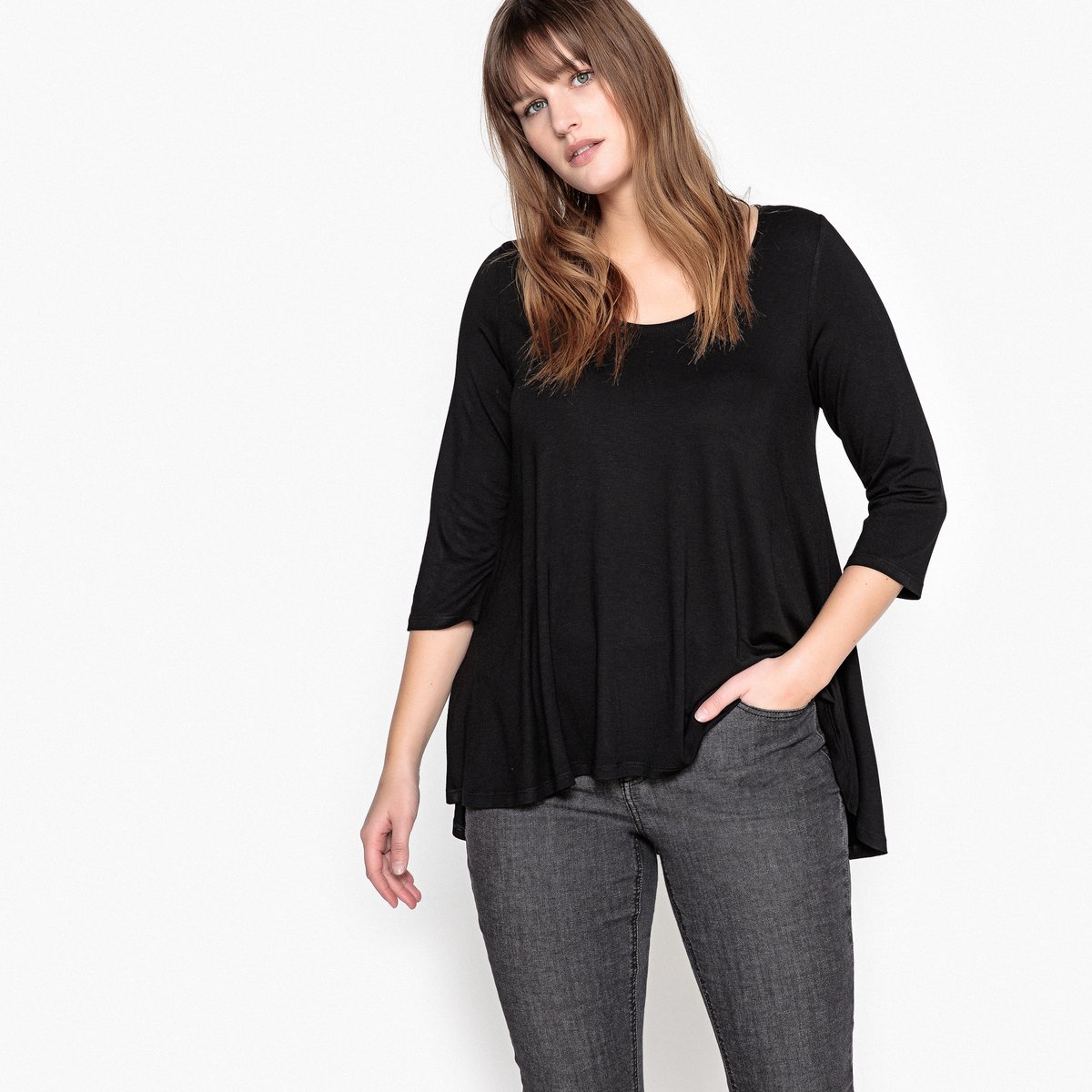 

Футболка La Redoute, Черный, La Redoute 46/48 (FR) - 52/54 (RUS) черный
