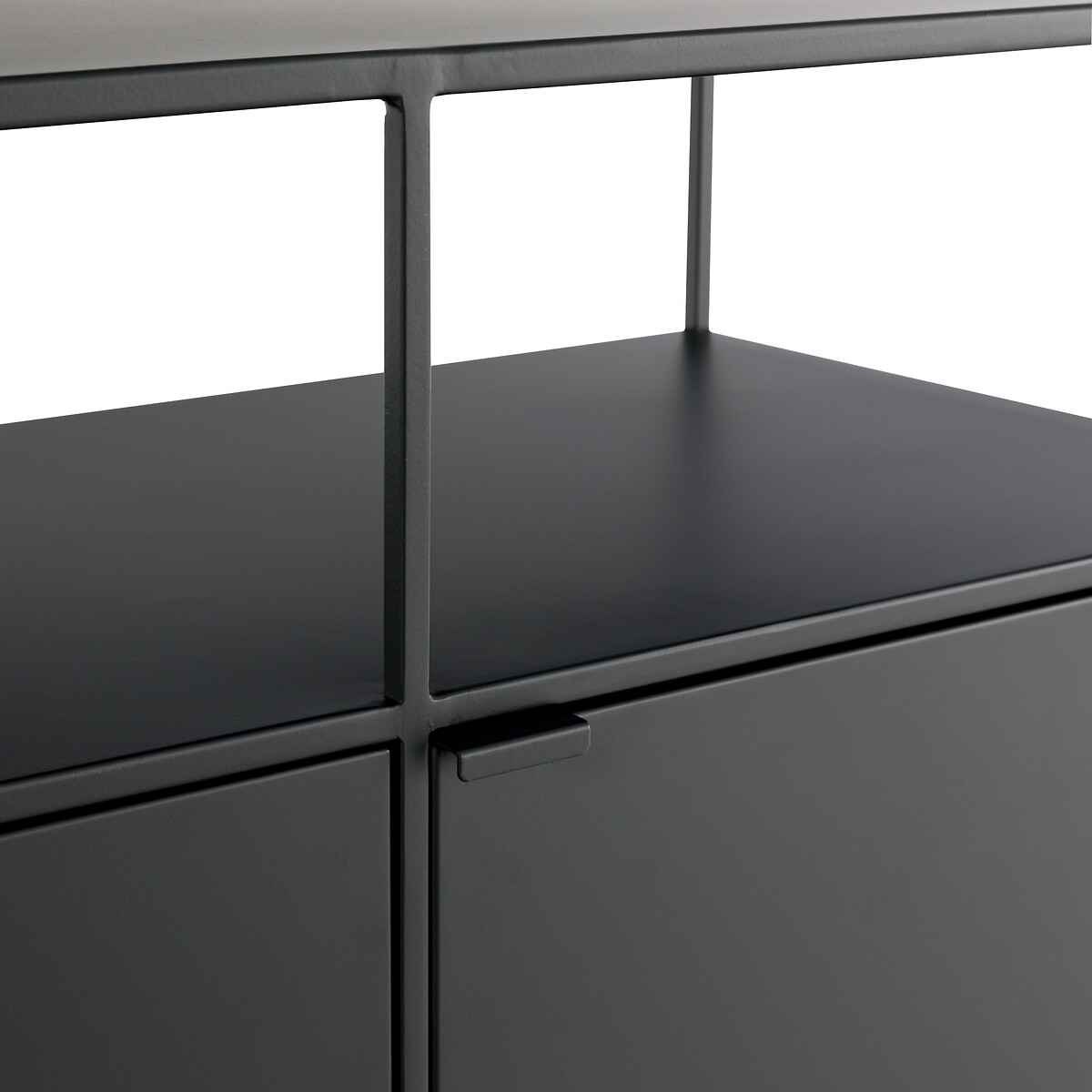 Шкаф Для посуды из металла Hiba единый размер черный LaRedoute - фото 4
