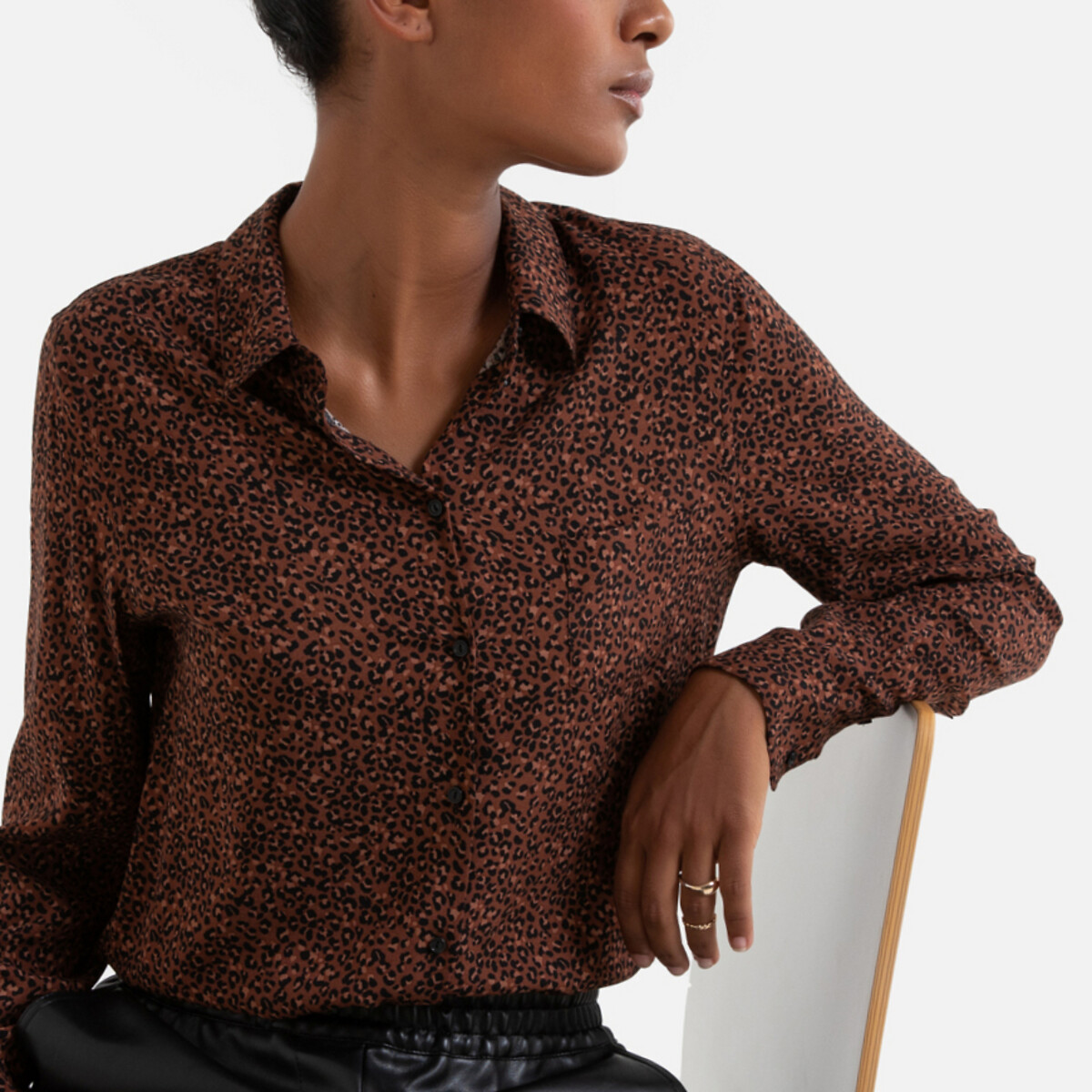 

Блуза LaRedoute, Другие, С анималистичным принтом XS другие