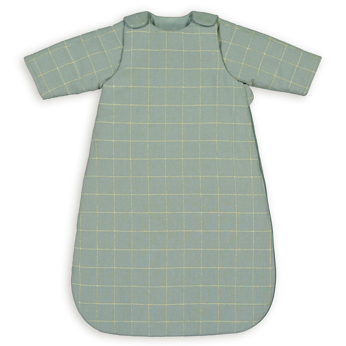 Конверт Для новорожденных со съемными рукавами из хлопка 2 года - 86 см зеленый
