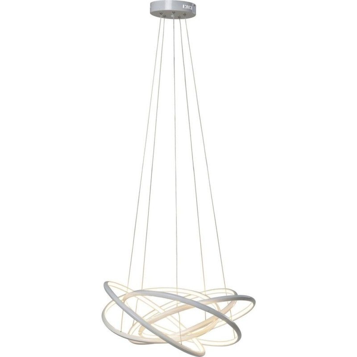 Suspension Saturn LED blanc 120cm Kare Design