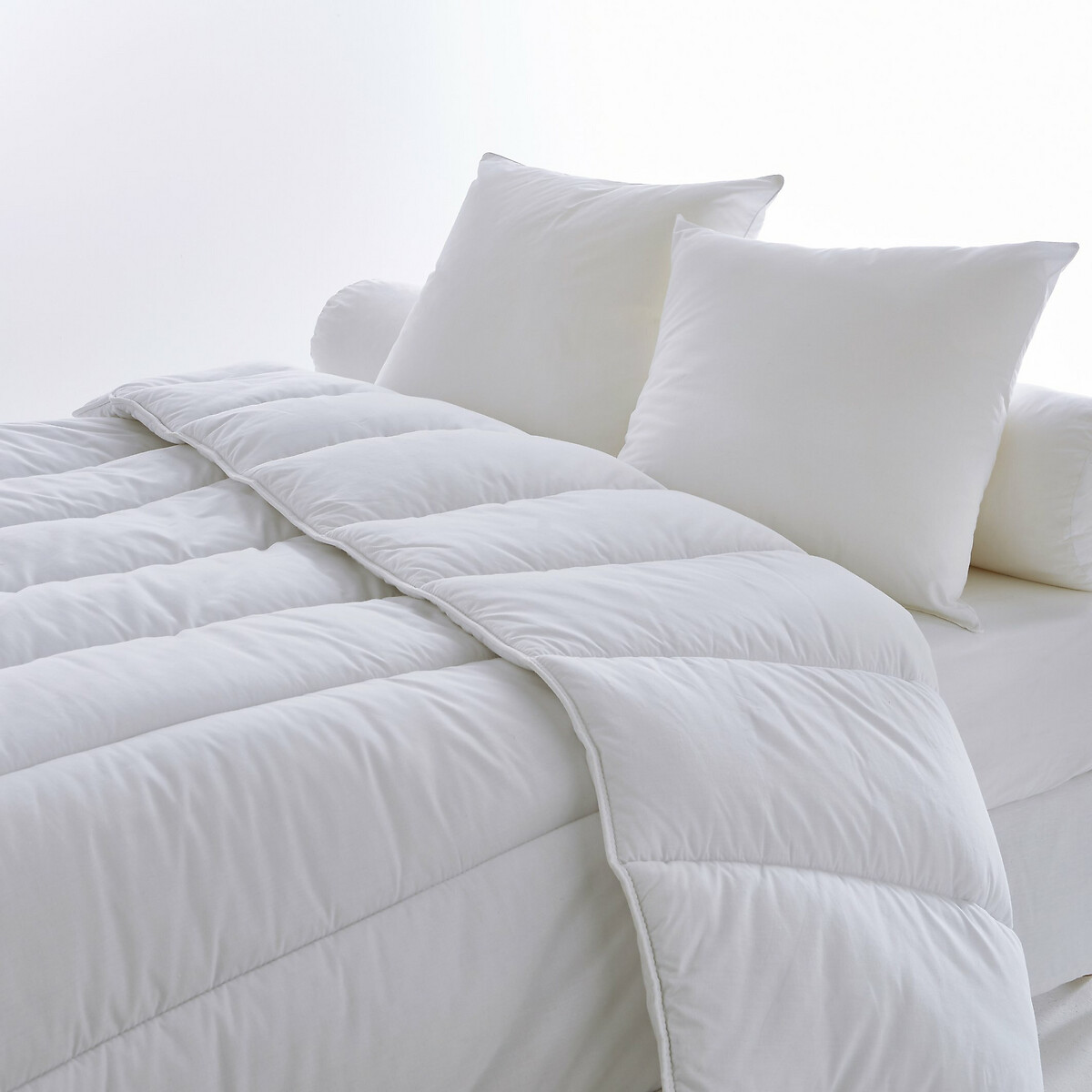 Комплект из микрофибры одеяло 1-сп REVERIE подушка 140 x 200 см белый, размер 140 x 200 см