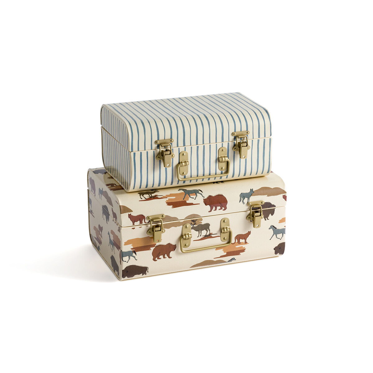 Комплект из двух чемоданов из Металла Terre Sauvage единый размер разноцветный