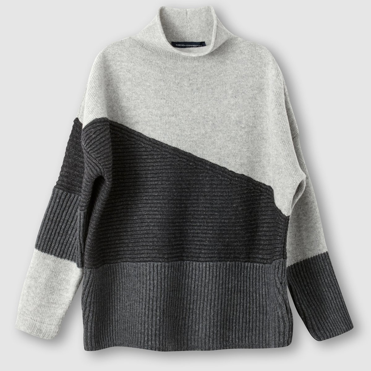 

Пуловер PATCHWORK TONAL KNIT LS HIGHNK