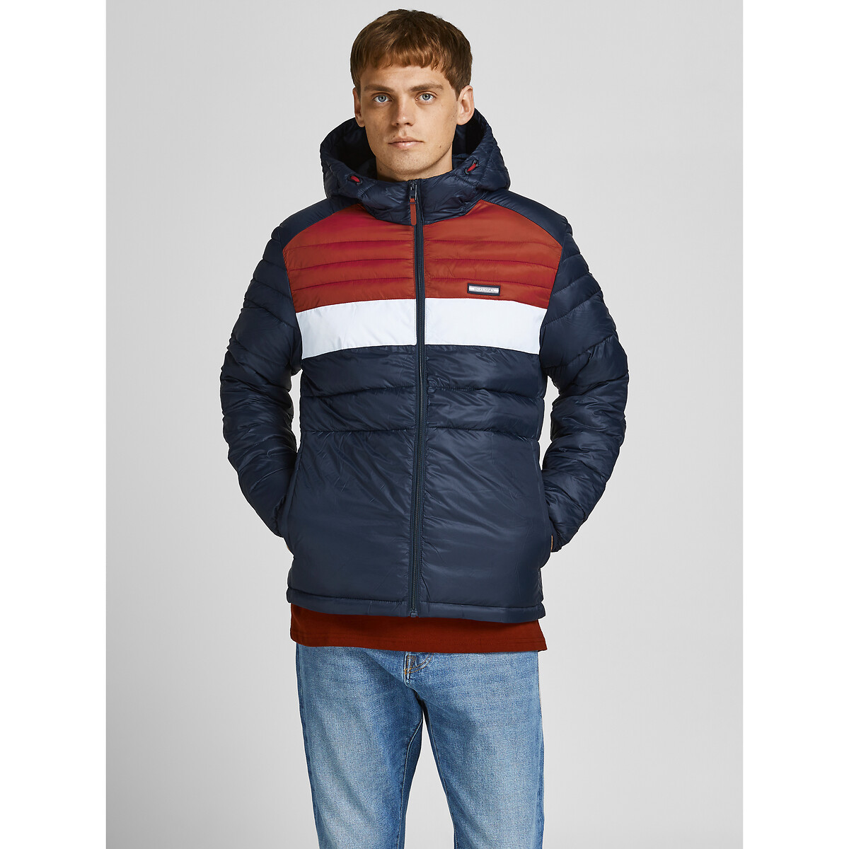 

Куртка JACK & JONES, Синий, Куртка Стеганая легкая с капюшоном Ace XXL синий