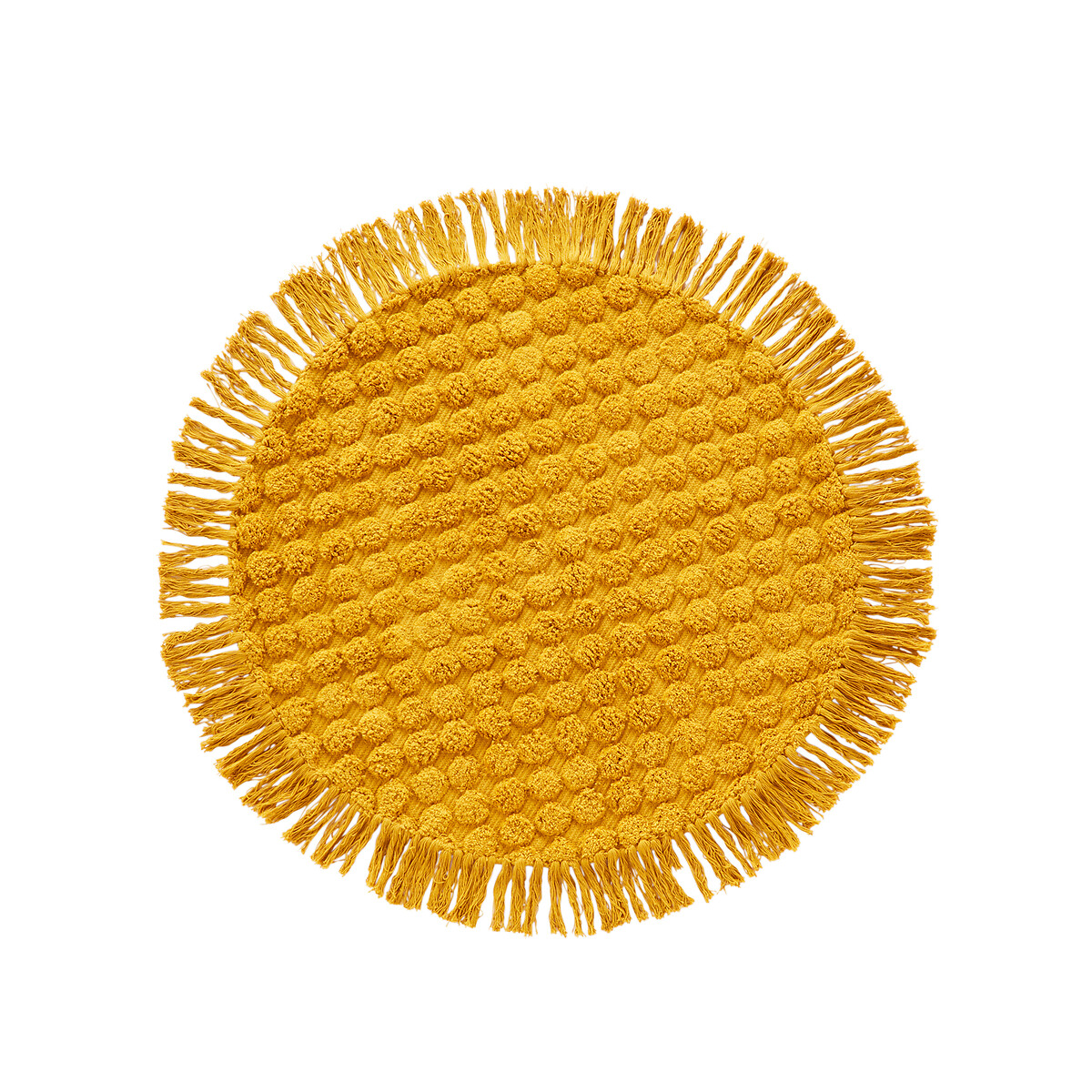 Коврик LaRedoute Детский из биохлопка Pundana диаметр 120 см желтый, размер диаметр 120 см - фото 1