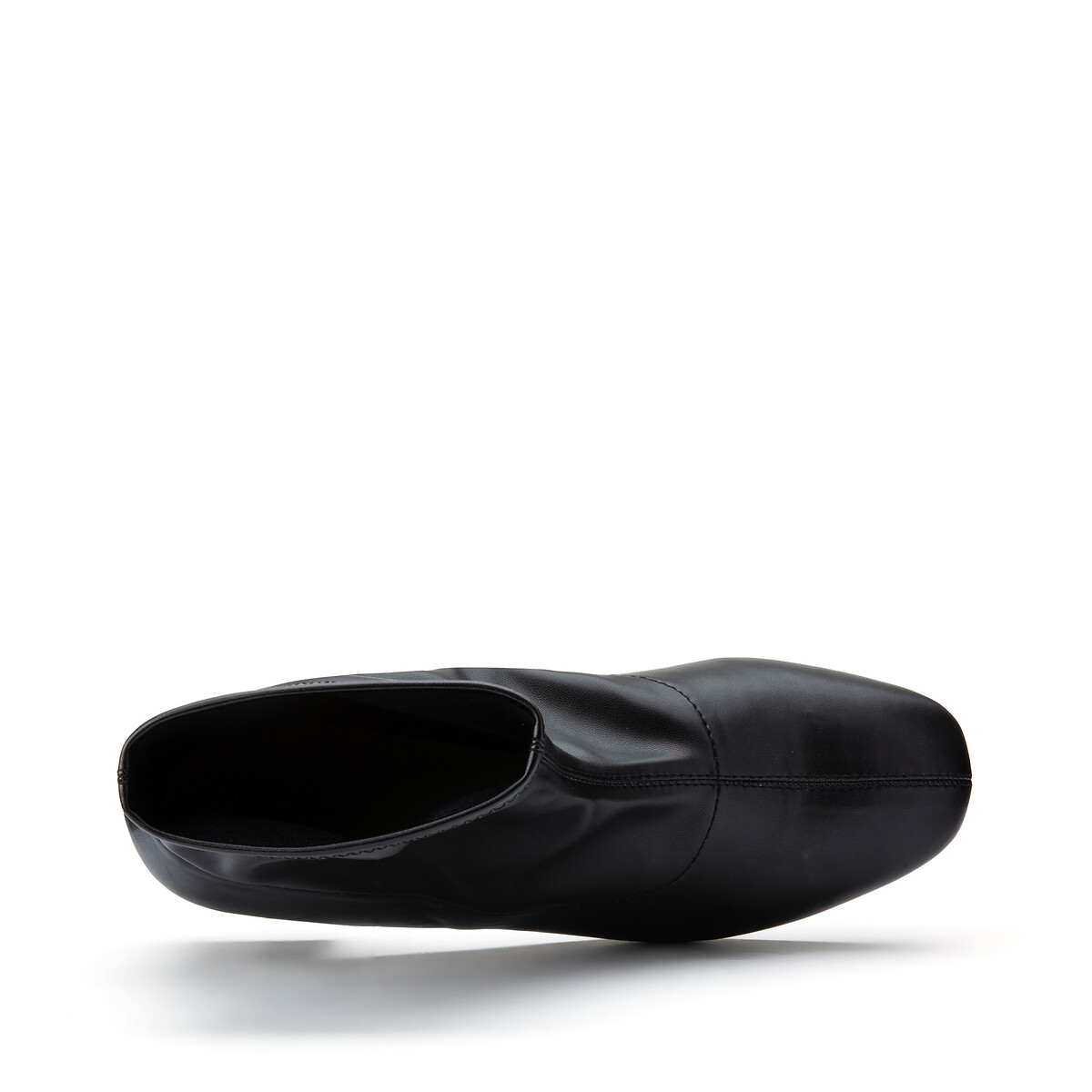 Ботинки LaRedoute Стрейч на среднем каблуке 40 черный, размер 40 - фото 4