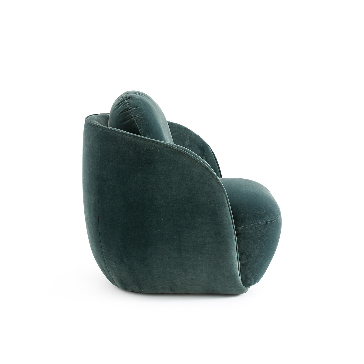 Кресло в форме шара из велюровой ткани Alpine  единый размер зеленый LaRedoute - фото 3