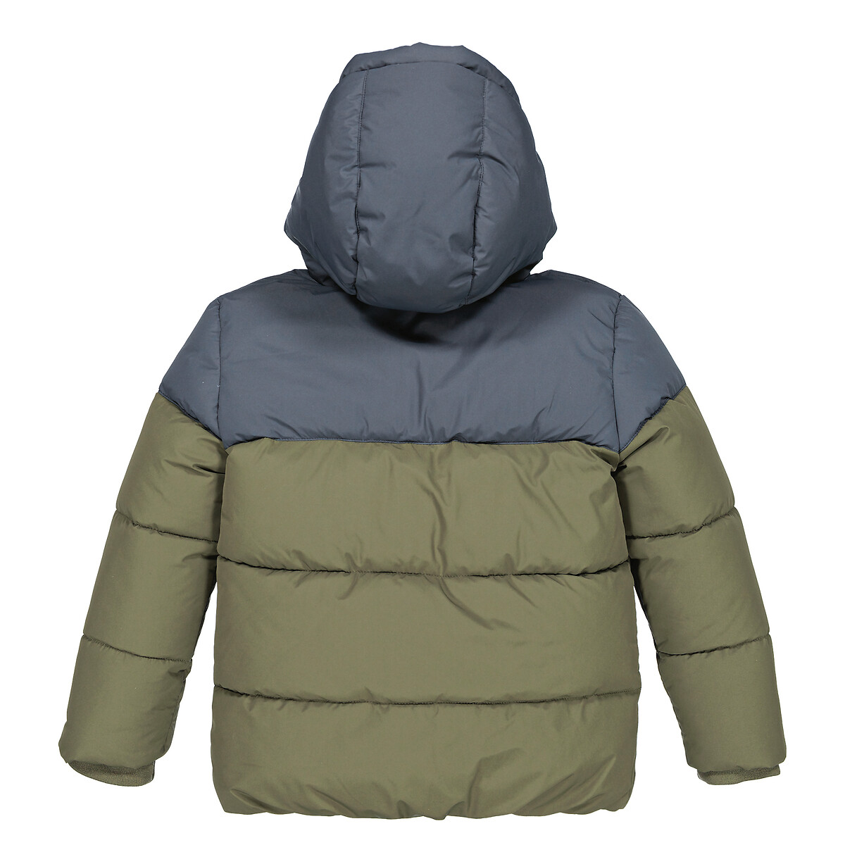 Куртка Стеганая утепленная с капюшоном подкладка из микрофлиса 3 года - 94 см синий LaRedoute, размер 3 года - 94 см - фото 4