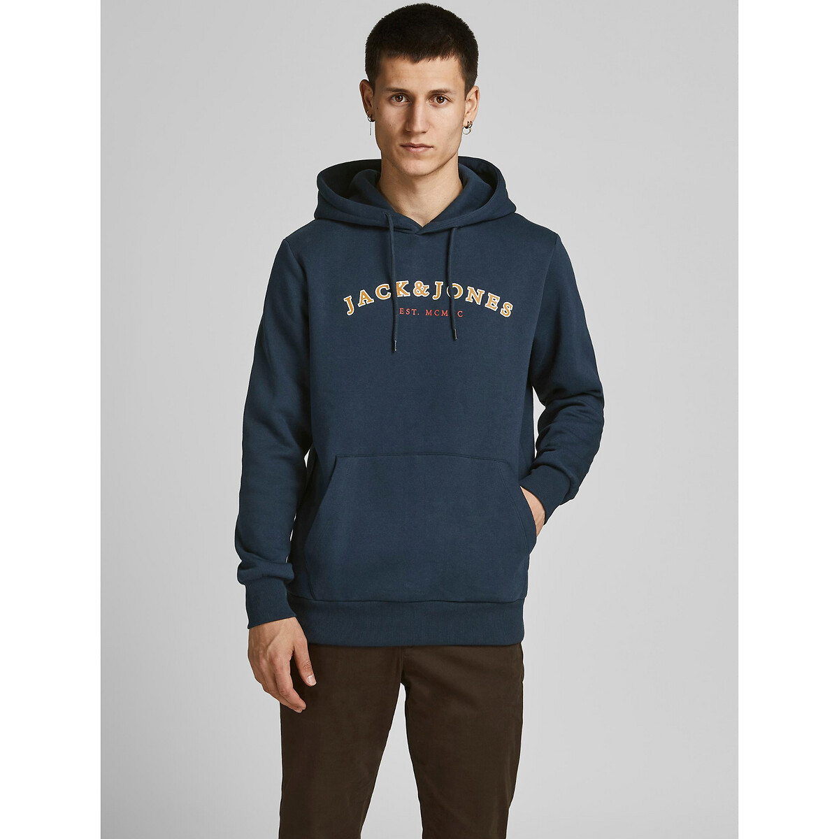 

Свитшот JACK & JONES, Синий, С капюшоном Cross S синий