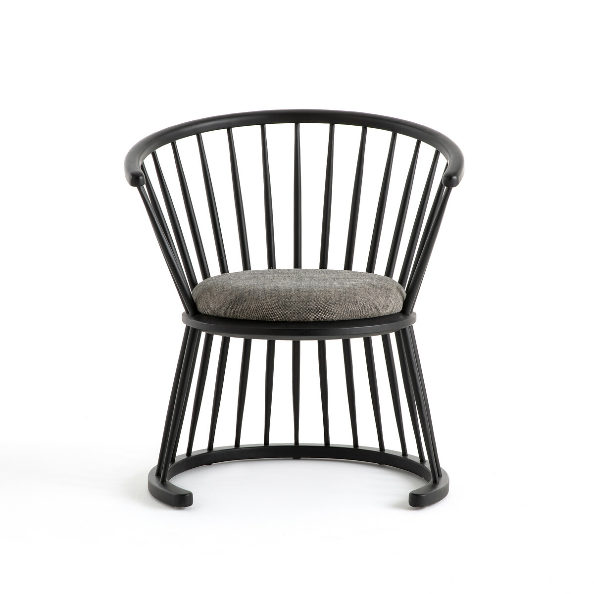 Кресло La Redoute Низкое Raggi дизайн Э Галлина единый размер черный - фото 2