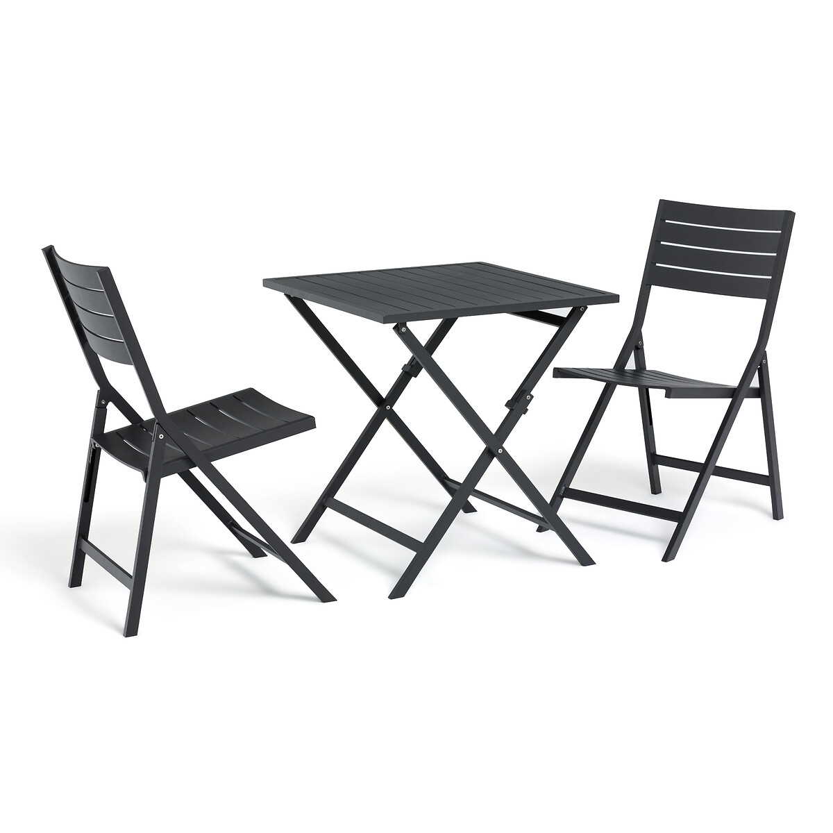 Комплект из 2 стульев из Алюминия Zapy единый размер серый LaRedoute - фото 5