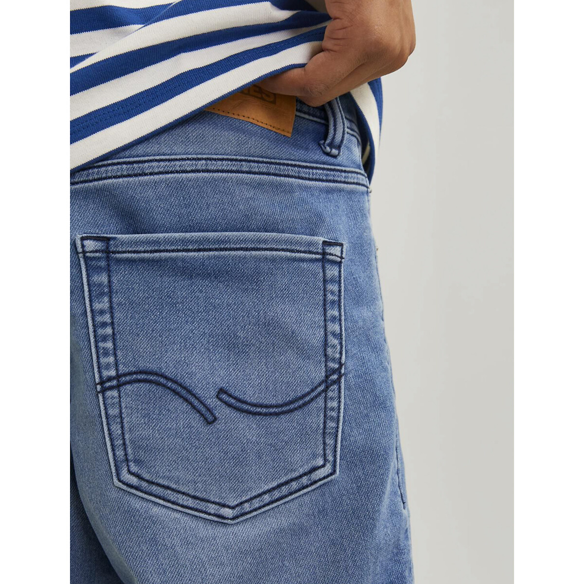 Шорты из джинсовой ткани  10 синий LaRedoute, размер 10 - фото 5