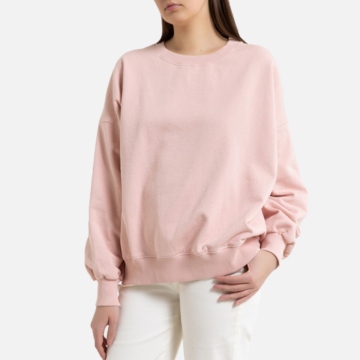 

Свитшот La Redoute, Розовый, С круглым вырезом WITITI S/M розовый