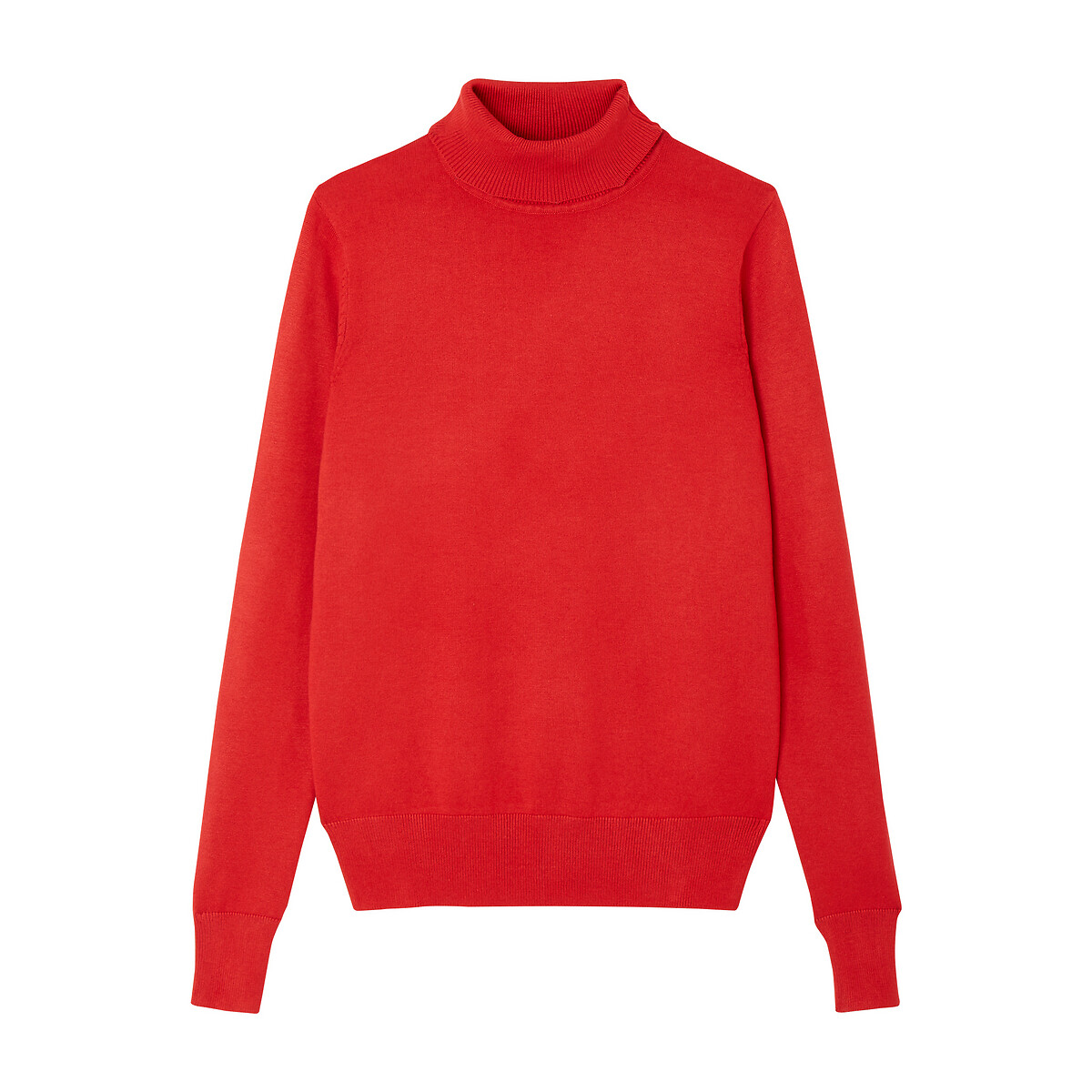Пуловер La Redoute С воротником-воронка базовая модель S красный, размер S - фото 5
