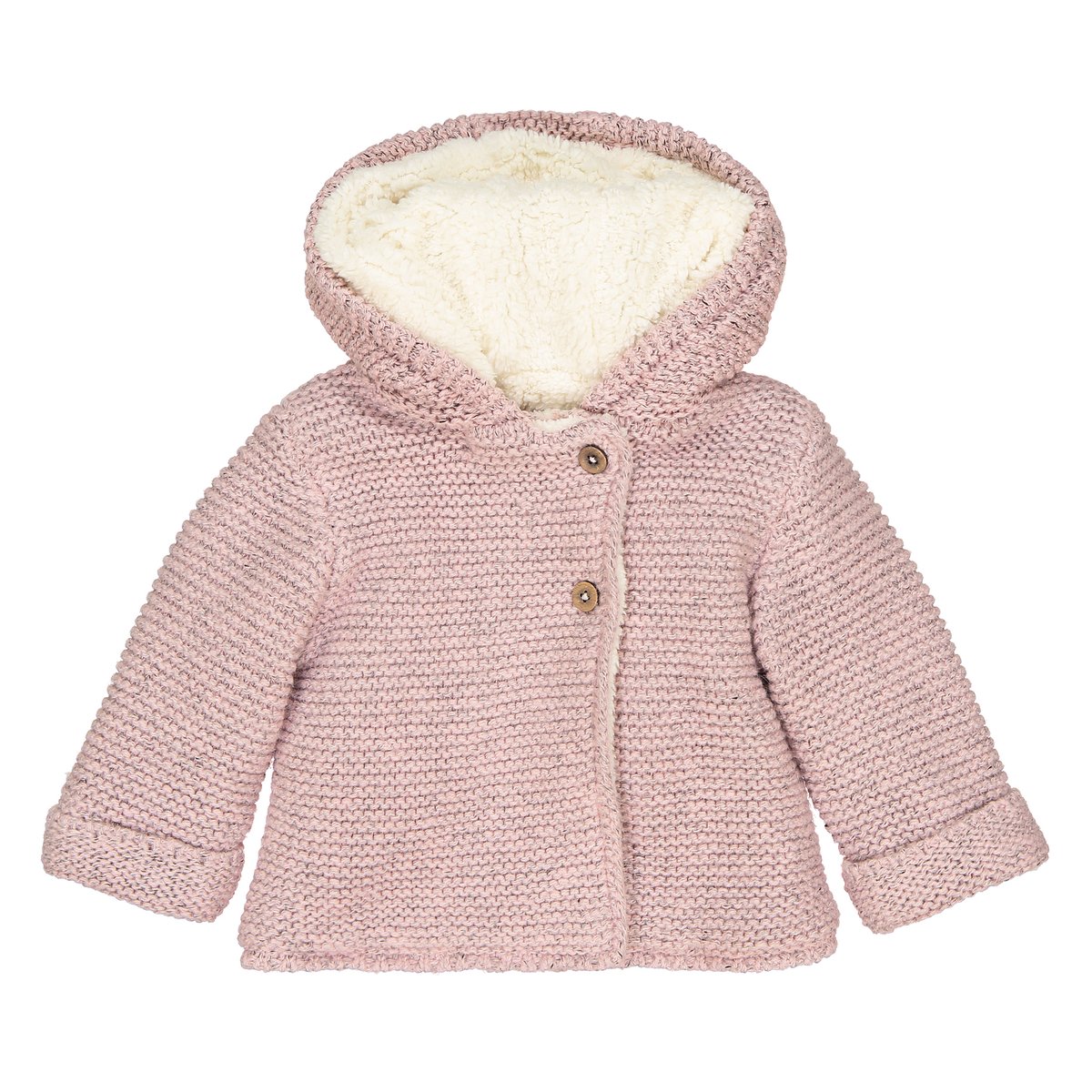

Кардиган La Redoute, Розовый, Утепленный на подкладке из искусственного меха мес - года 2 года - 86 см розовый
