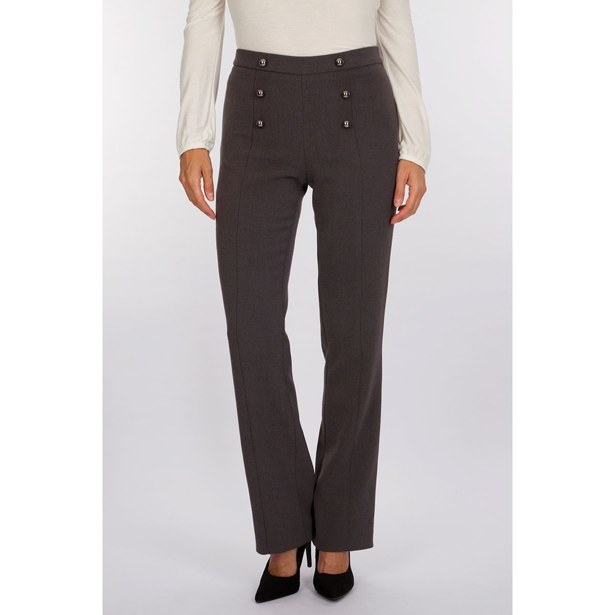 Pantalon large faux ponts