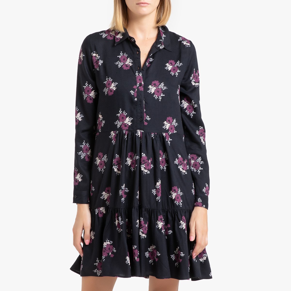 

Платье La Redoute, Черный, Короткое с длинными рукавами ELSA XS черный