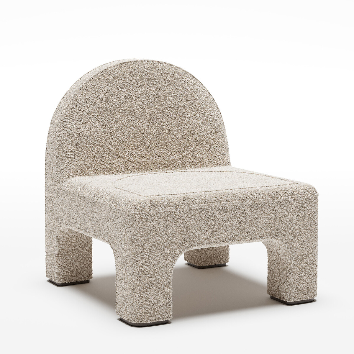 

Кресло LaRedoute, Белый, Кресло Molly в ткани под овечью шерсть белое единый размер белый