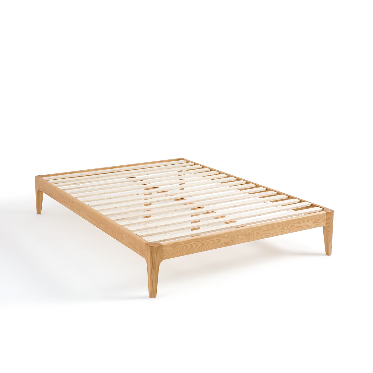 Кровать LA REDOUTE INTERIEURS Из массива ясеня с кроватным основанием Agura 160 x 200 см бежевый, размер 160 x 200 см - фото 3