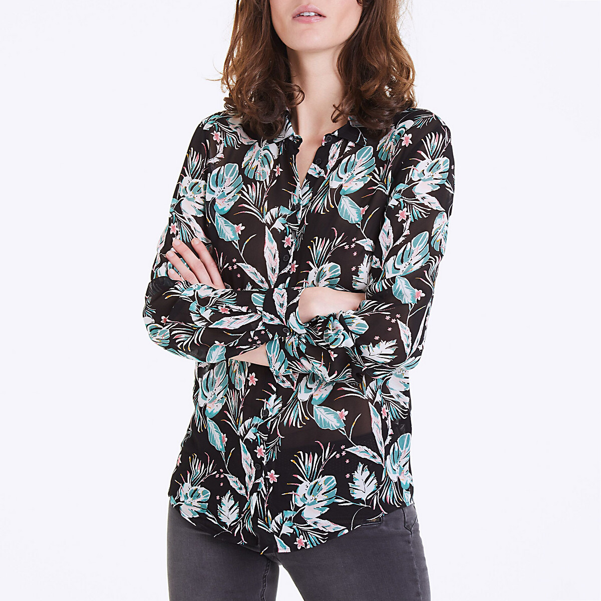 

Блузка La Redoute, Другие, С рисунком и длинными рукавами 38 (FR) - 44 (RUS) другие