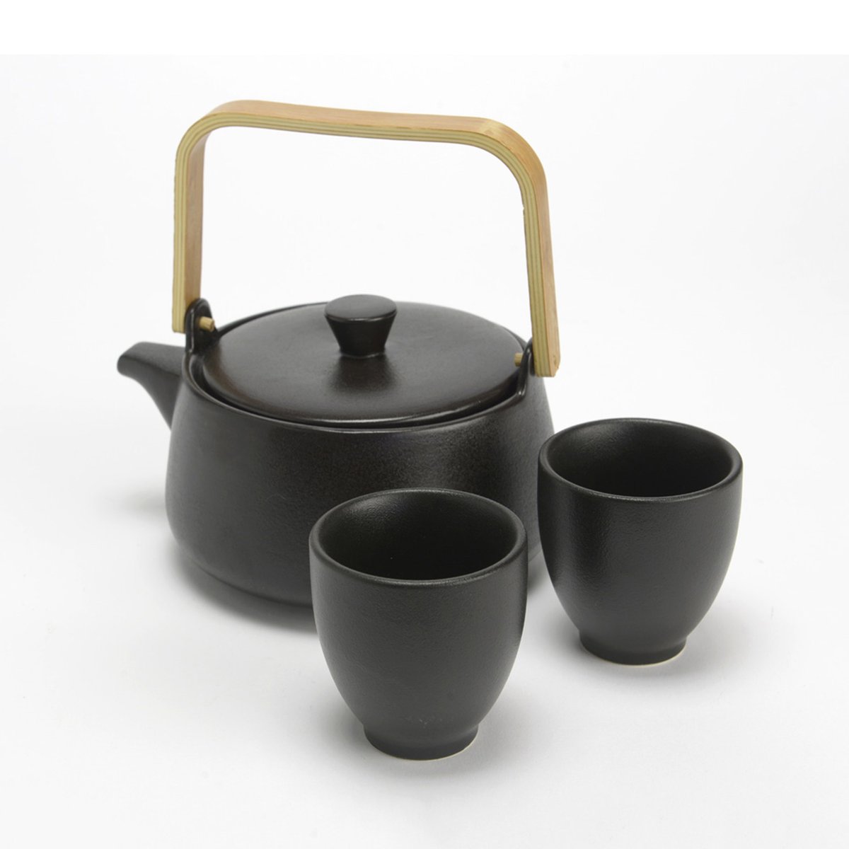 Набор La Redoute Из чайника и чашек Tippoto единый размер черный