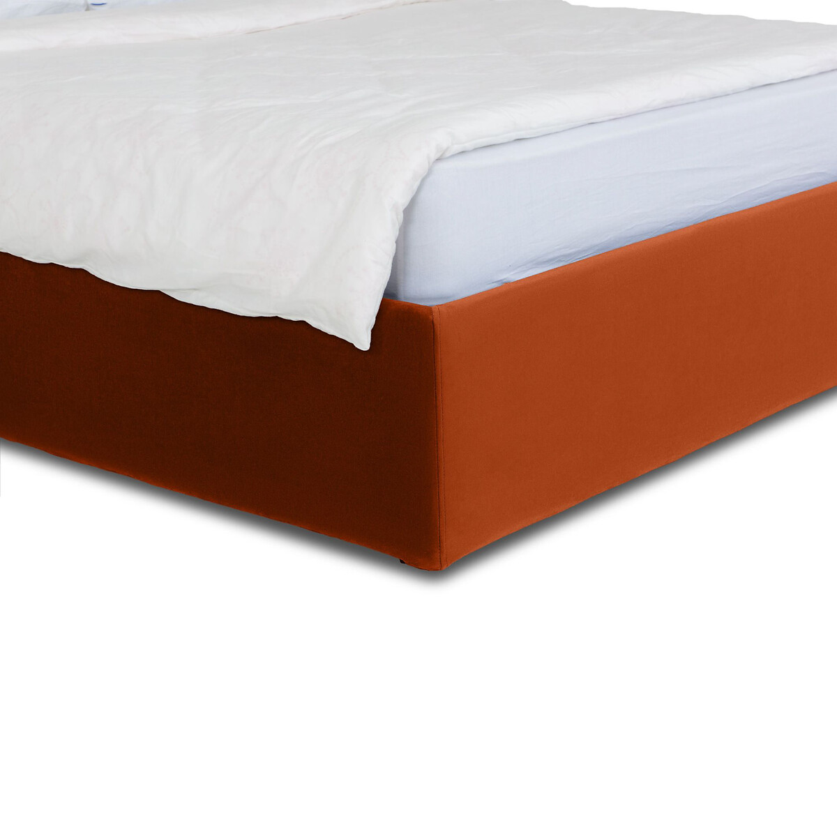 Кровать Queen Anastasia Lux 160 x 200 см оранжевый LaRedoute, размер 160 x 200 см - фото 5