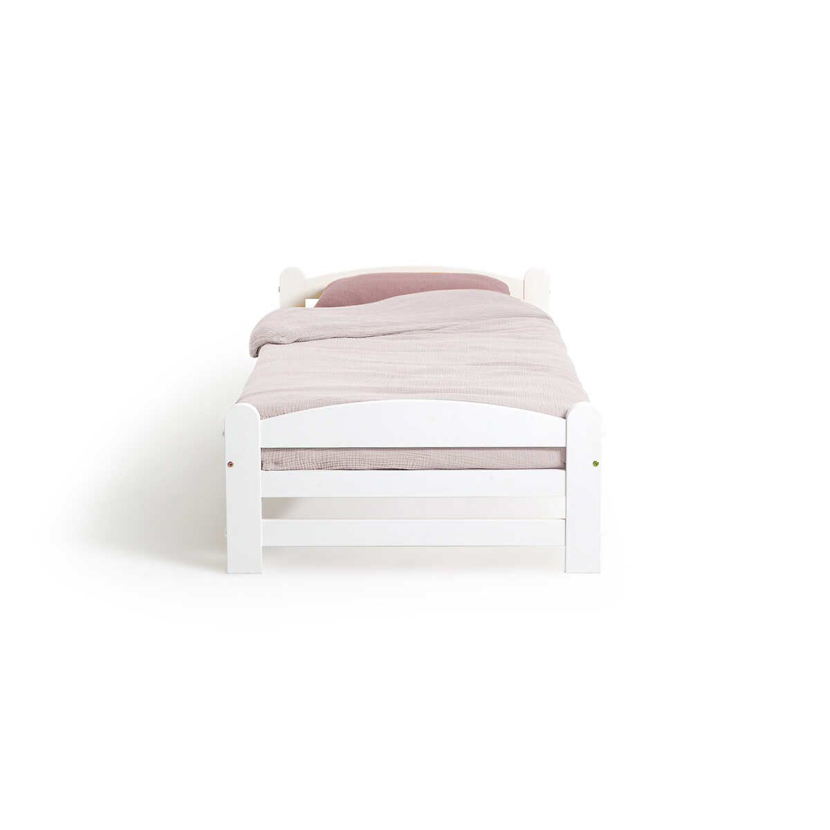 Кровать La Redoute Из массива сосны с кроватным основанием Loan 90 x 190 см белый, размер 90 x 190 см - фото 2