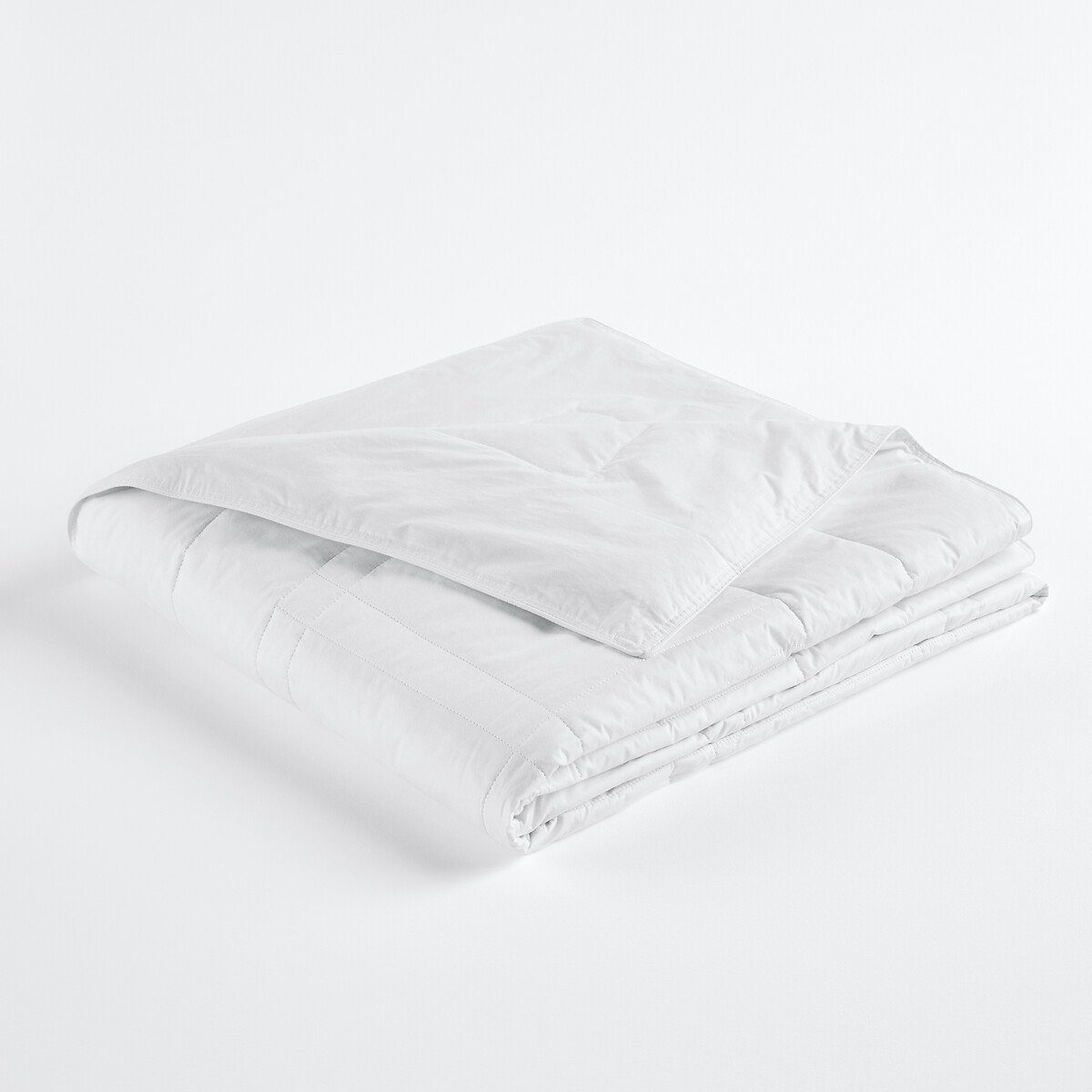 Одеяло LaRedoute Из шелка и хлопка 200гм2 RVERIE BEST 240 x 220 см белый, размер 240 x 220 см