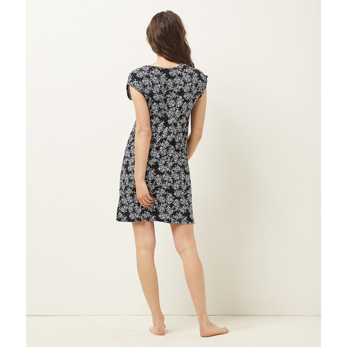 

Футболка LaRedoute, Черный, Футболка большая из вискозы Lovely с принтом Vick L черный