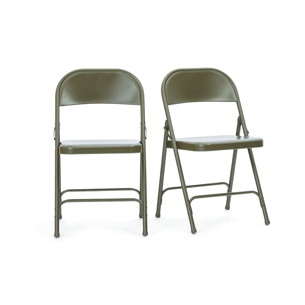 Комплект из двух стульев складных Peseta единый размер зеленый