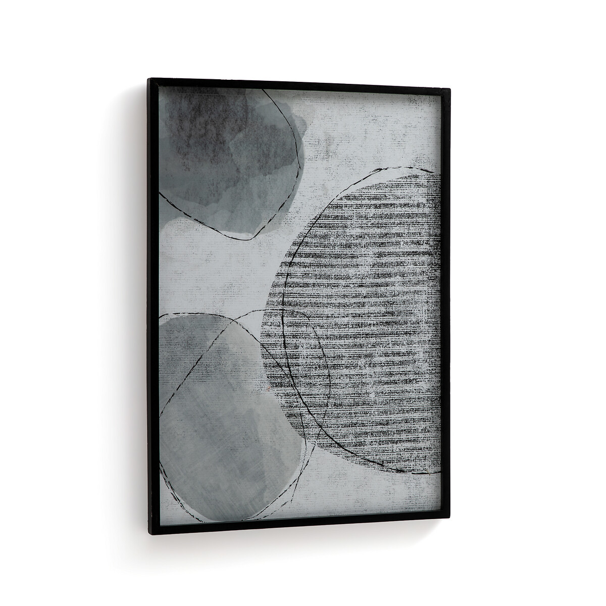 Постер La Redoute С графическим принтом в рамке Cemira единый размер серый - фото 1