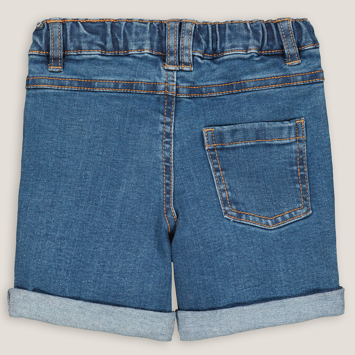 Шорты Из джинсовой ткани 1 год - 74 см синий LaRedoute, размер 1 год - 74 см - фото 2