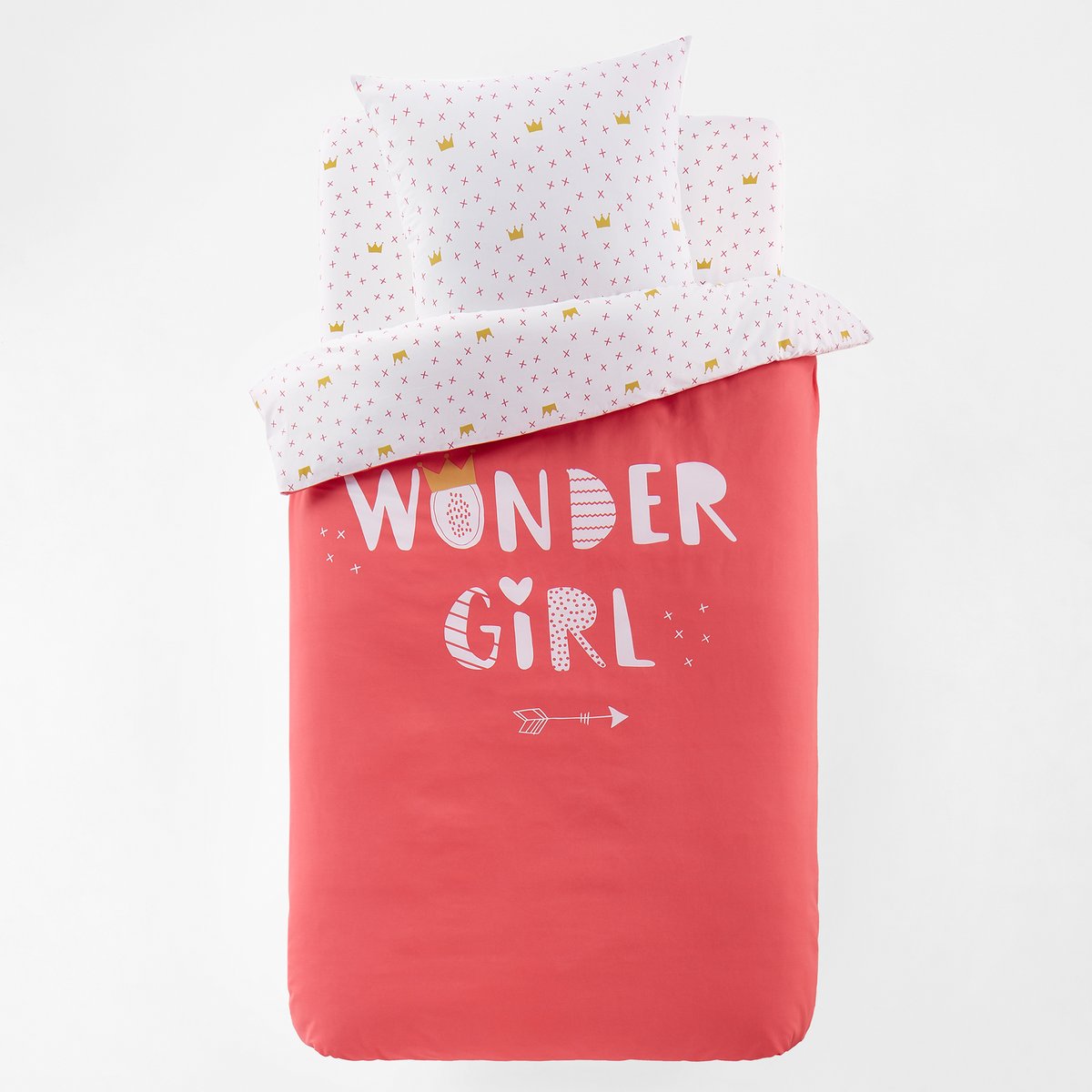

Пододеяльник из хлопка WONDER GIRL, Наб. рисунок/ розовый