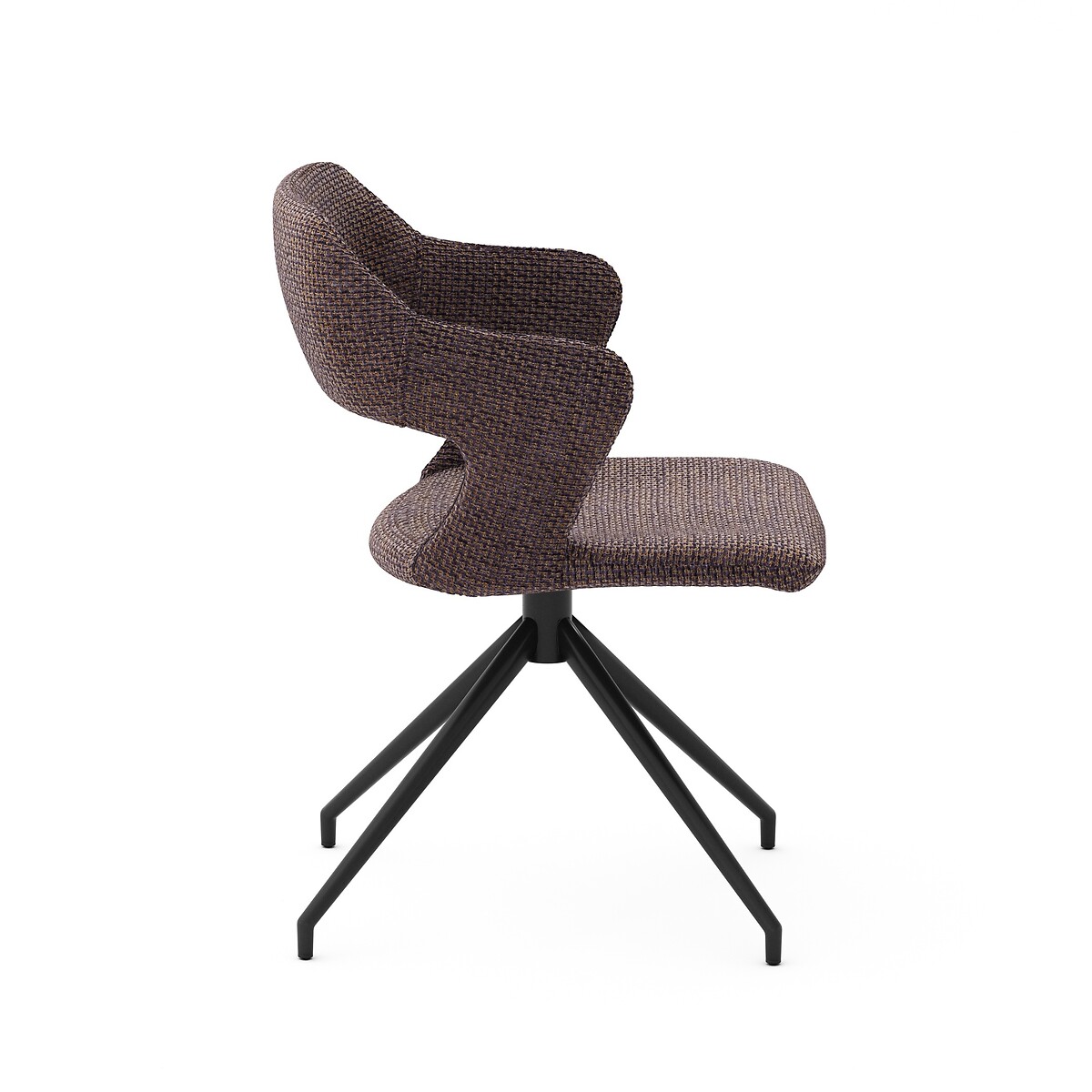 Кресло La Redoute Для стола вращающееся Asyar единый размер фиолетовый - фото 3