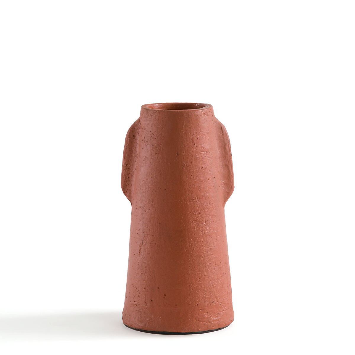 ваза из керамики рифленая в26 см liso единый размер серый Ваза из керамики В31 см Sira единый размер каштановый