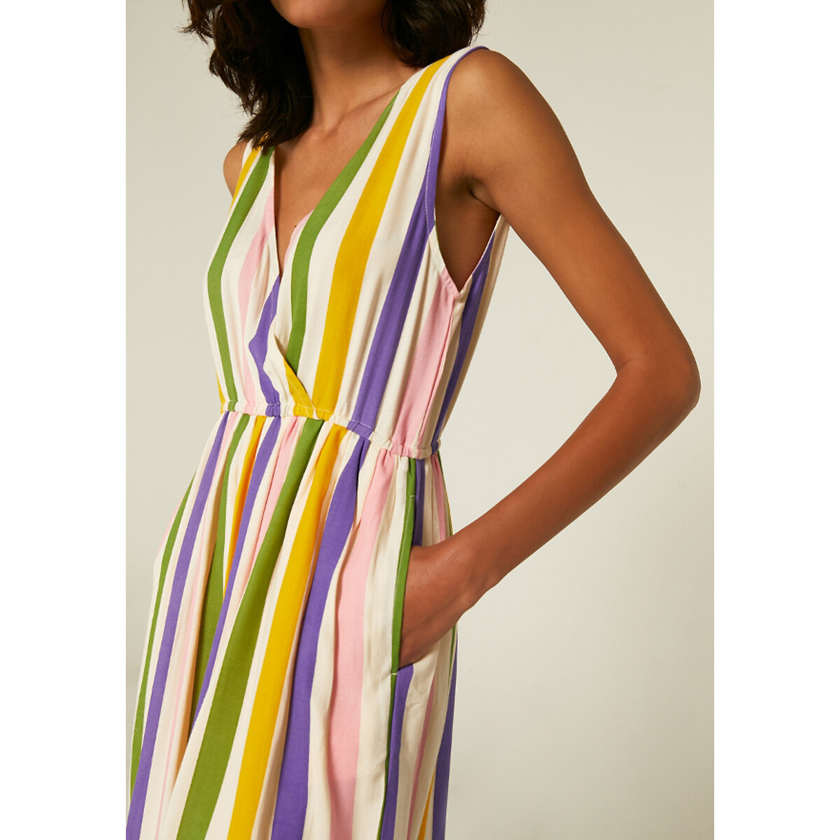 Платье COMPANIA FANTASTICA Длинное без рукавов XS разноцветный, размер XS - фото 4