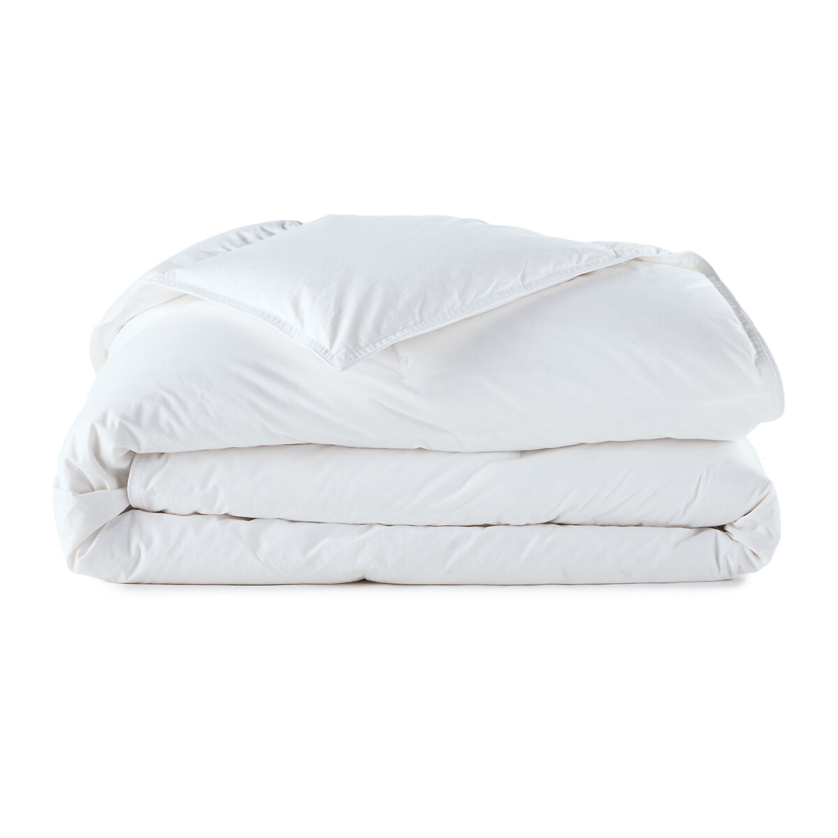 Одеяло LA REDOUTE INTERIEURS - BEST Всесезонное из натурального переработанного пуха и органического хлопка 200 x 200 см белый, размер 200 x 200 см - фото 2