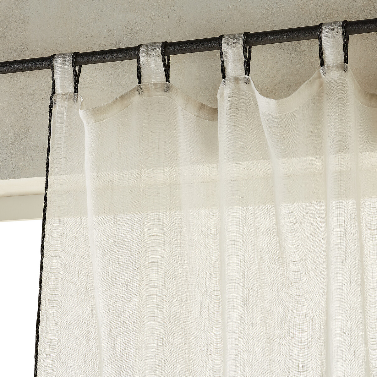 

Занавеска LaRedoute, Белый, Занавеска 100 лен Tazina 140 x 350 см белый