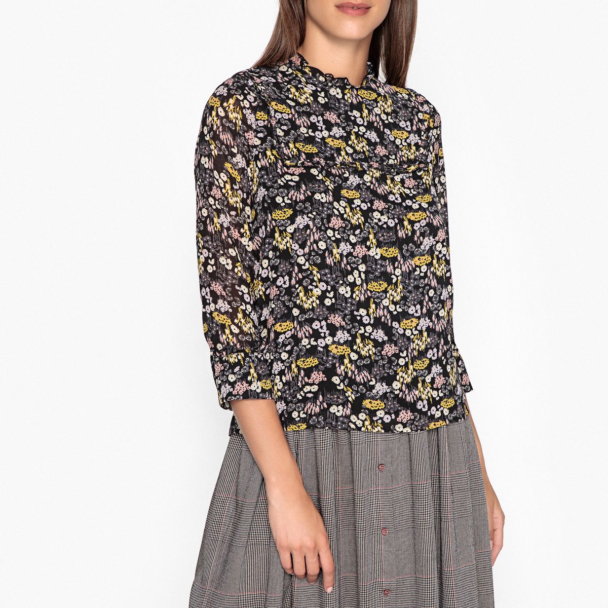 Blouse mousseline imprimée ASHLEY