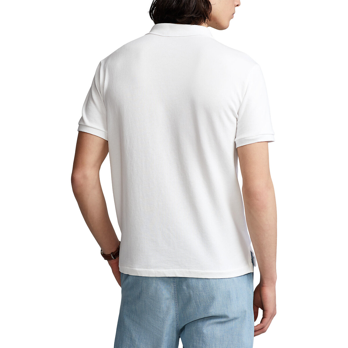 Рубашка-поло прямого покроя из махровой ткани Spa Terry  XL белый LaRedoute, размер XL - фото 3