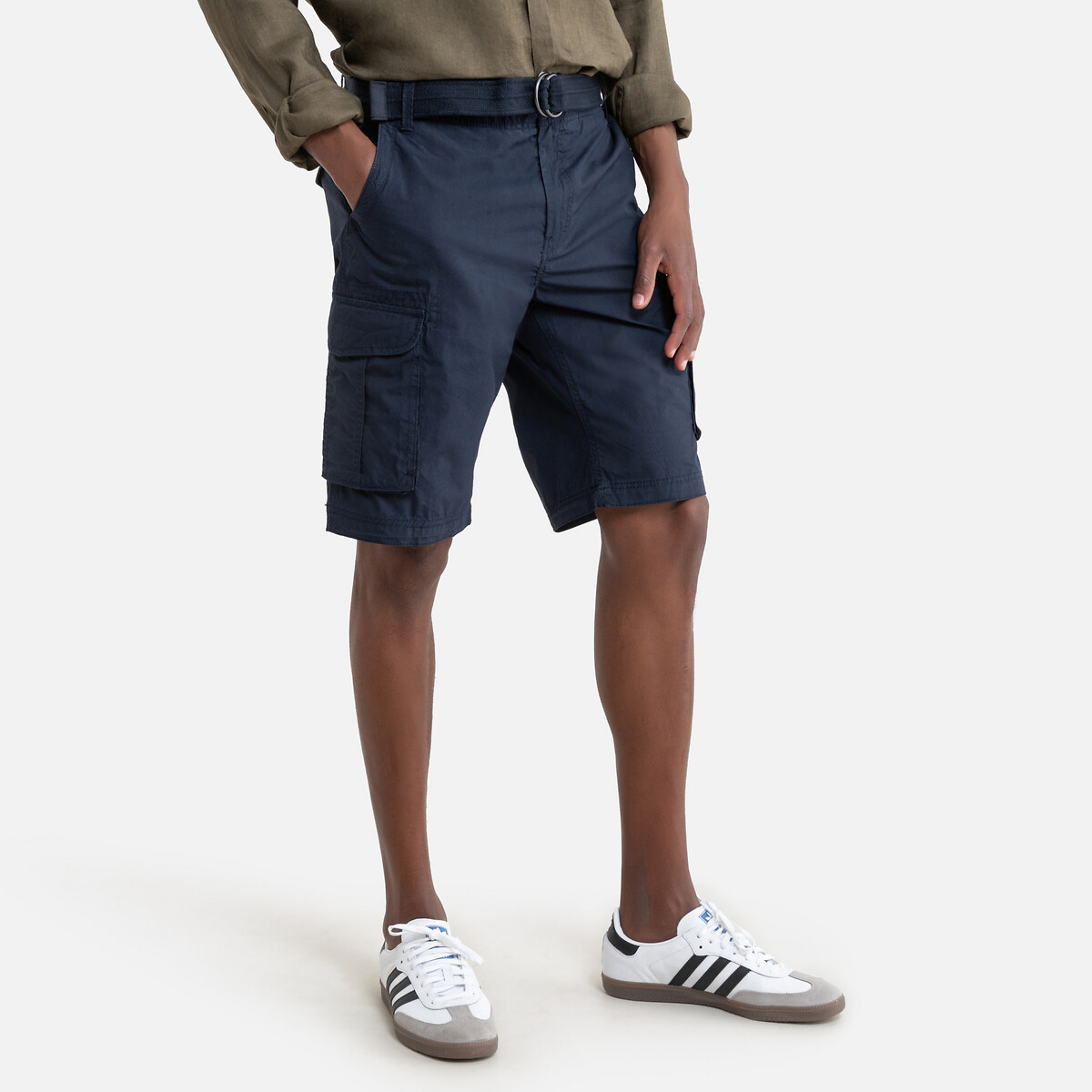Shorts / Bermudas SHORT CARGO  Azul Disponível em tamanho para homem. XXL,M.Homem > Roupas > Calço