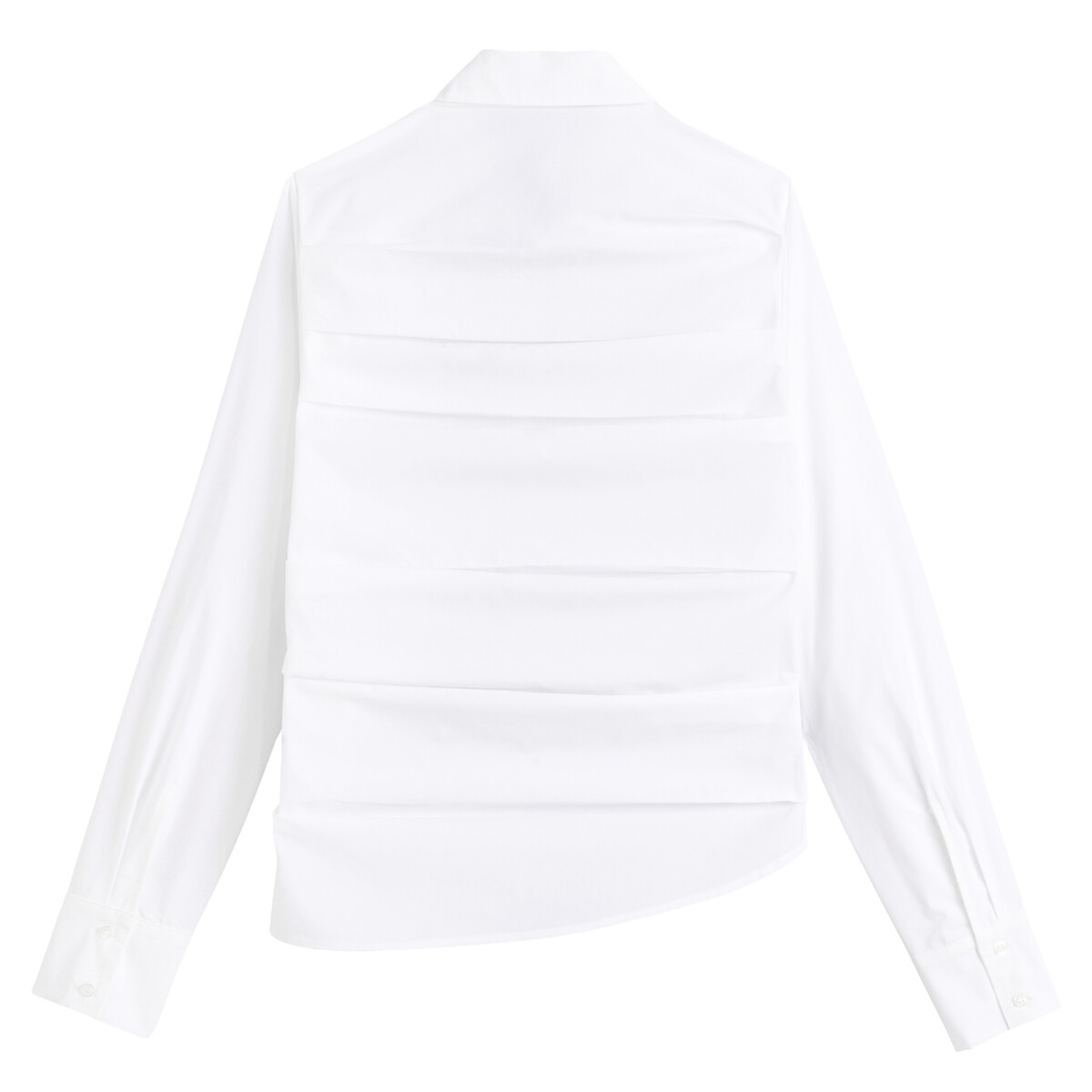 Рубашка LaRedoute Ассиметричная 38 (FR) - 44 (RUS) белый, размер 38 (FR) - 44 (RUS) Ассиметричная 38 (FR) - 44 (RUS) белый - фото 4