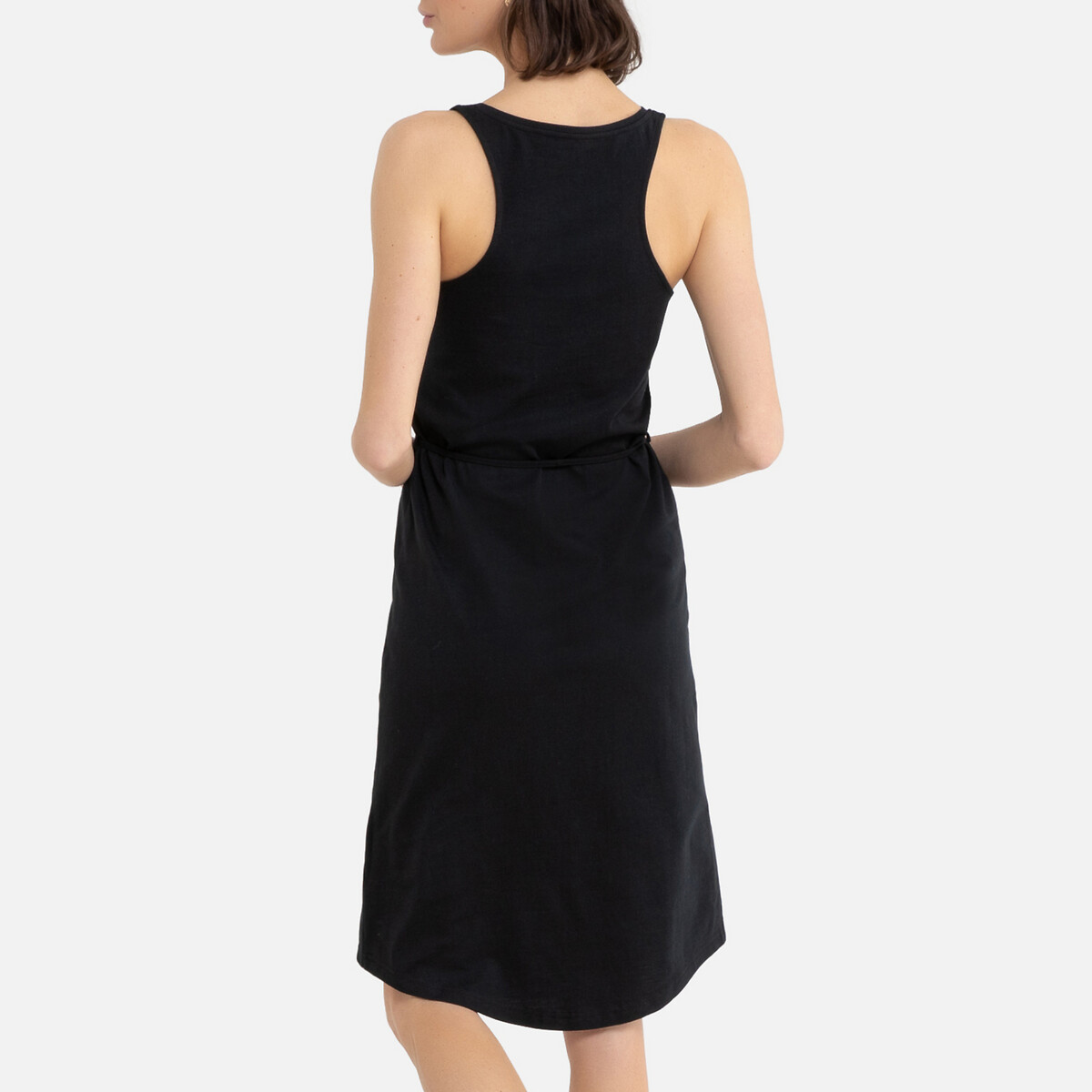 Платье La Redoute Без рукавов из трикотажа S черный, размер S - фото 4