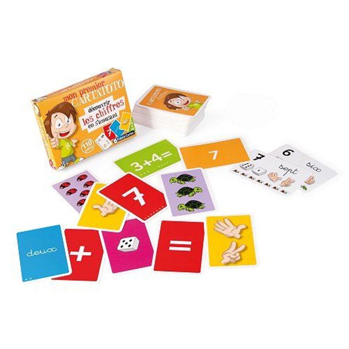 Jeu de cartes Mon premier Cartatoto : Chiffres